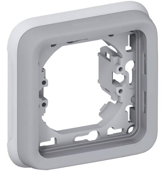 Legrand Legrand 069681 Abdeckrahmen 1-fach FR-Aufputz Plexo55 grau