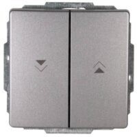 Kopp 601543081 Jalousienschalter 10AX 250V VENEDIG platin