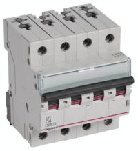 Legrand 403557 TX3 LS-Schalter C 4A 4-polig 6kA 400VAC 4TE