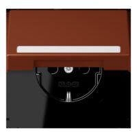 Jung LC1520BFNAKL247 SCHUKO-SteckdoseKI mit Klappdeckel mit S