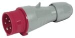 Legrand 555129 CEE-Stecker P17 Tempra Pro 5-polig 16A 415VAC rot IP44