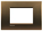 BTicino LNA4803BZ LivingLight Abdeck- rahmen für Kompaktinstallation 3M Bronze