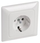 Legrand 776170 Steckdose (SL) 1-fach volle Platte Creo ultraweiß
