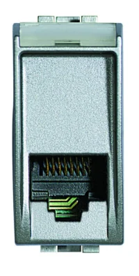 BTicino NT4258/11N LFA-Steckdose RJ11 1/4-Drehung Tech