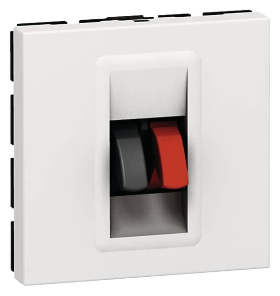 Legrand Legrand 078751 Lautsprecherdose 1-fach 2-modulig Mosaic ultaweiß