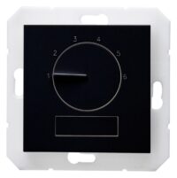 Kopp 296750001 HK07-elektronisches Raumthermostat "Premium" Farbe:schwarz