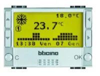 BTicino NT4451 Chronothermostat Tages-/ Wochenprogr. 7Programme 3M Tech