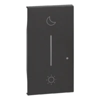 BTicino KG41M2 LivingNow 2M Taste für Szenen-Wandsender Tag/Nacht Black