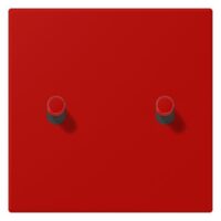 Jung LC12-5R0227 Abdeckung mit Kipphebel "Zylinder" 2 Kipphebel LS 1912 rouge vermil