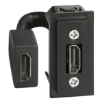 BTicino K4284P LivingNow 1M Einsatz HDMI mit Anschlusskabel und Stecker