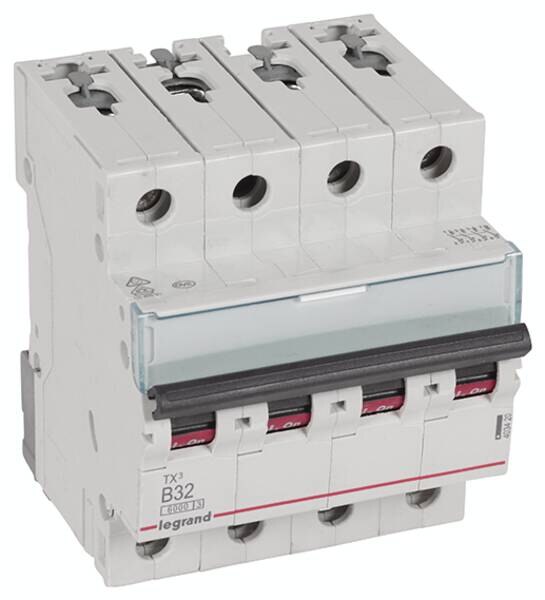 Legrand 403420 TX3 LS-Schalter B 32A 4-polig 6kA 400VAC 4TE