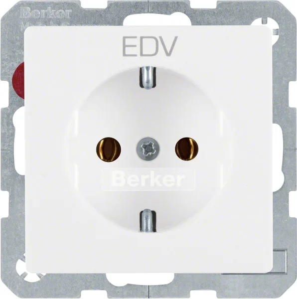 Berker Berker SCHUKO-Steckdose mit Aufdruck pws 47436009