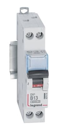 Legrand 407474 DX3 LS-Schalter B 13A 1-polig+N 6kA 230VAC 1TE