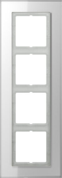 Jung Glasrahmen 4-fach alpinweiß waage/senkrecht LSP 984 GL WW