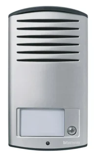 BTicino 342911 LINEA2000 Aufputz Türstation 2-Draht m.1RT Aluminium