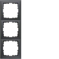 Berker 10139949 Rahmen 3-fach S.1 anthrazit matt