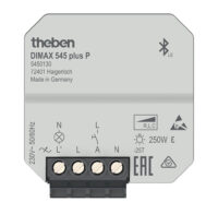 Theben UP-Universaldimmer APPbedienung, Zeitfk. DIMAX 545 plus P