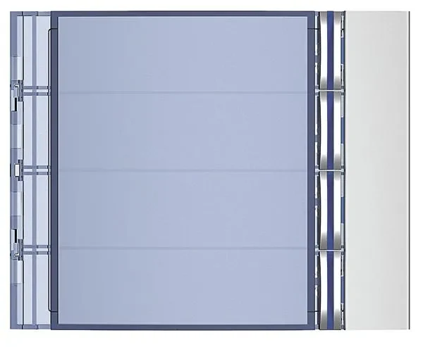 Legrand BTicino 352041 Frontblende Ruftasten- modul SFERA 4RT Allmetal