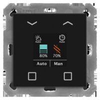 MDT KNX Jalousietaster Smart 55 schwarz matt BE-JTA550406.01