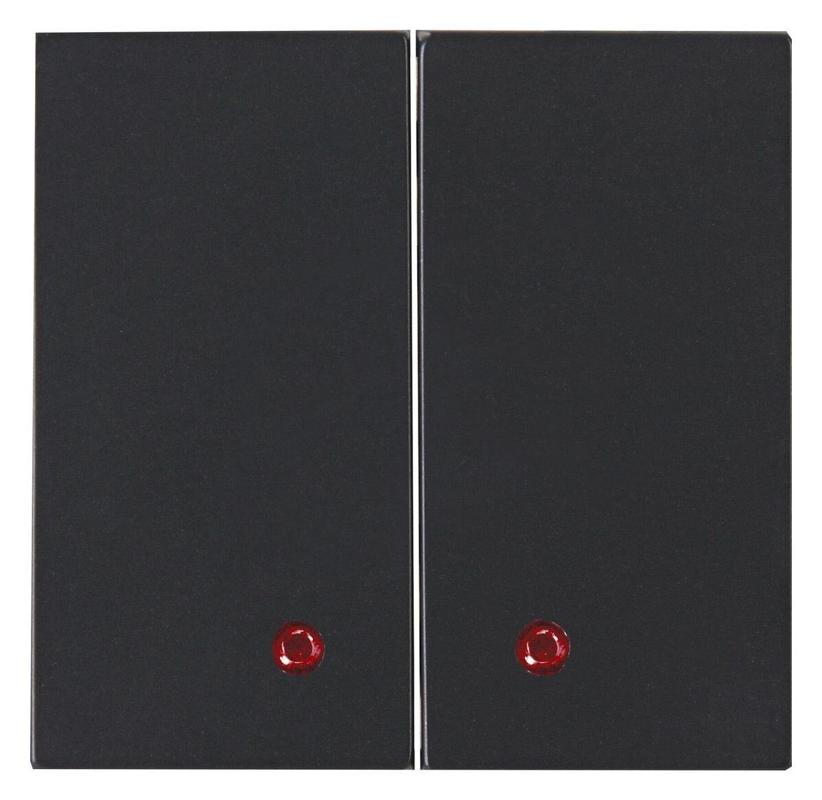 Kopp 862115120 HK07-Flächendoppelwippe m roter Linse Farbe:anthrazit
