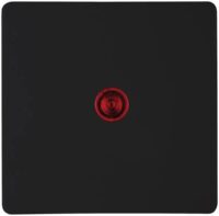 Kopp 334698003 HK05 Wippe mit Linse rot mattschwarz