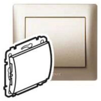 Legrand 771478 Blindabdeckung mit Tragring Galea titanium