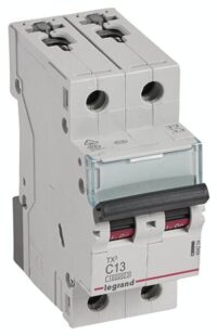 Legrand 404204 TX3 LS-Schalter C 13A 2-polig 10kA 400VAC 2TE