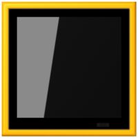 Jung LC 459 D1 S263 KNX Raumcontroller LS TOUCH Serie LS le jaune vif