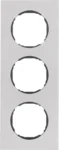 Berker Rahmen 3-fach flach Edelstahl 10132614
