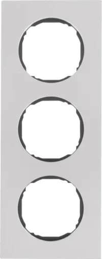 Berker Rahmen 3-fach flach Edelstahl 10132614