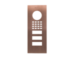 DoorBird D1102V Unterputz Frontblende – Bronze-Optik (PVD)