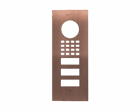 DoorBird D1102V Unterputz Frontblende – Bronze-Optik (PVD)