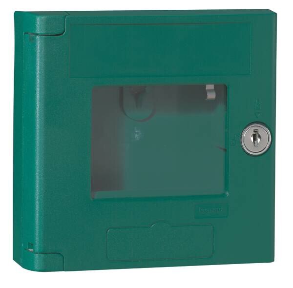 Legrand Legrand 038055 Schlüsselkasten IP44 IK07 leer mit Signalkontakt 4-48VDC 100mA grün