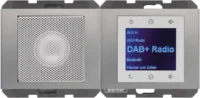 Berker Radio mit Lautspr. DAB+, B t.,K.x edelstahl 30807004