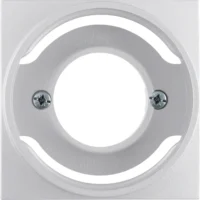 Berker Zentralstück aluminium matt für Lichtsignal 11981404