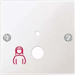 Merten Merten Zentralplatte pws/gl Pneumatiktaster MEG4844-0319