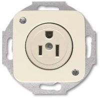 BUSCH-JAEGER Steckdose 1f ws glz UP IP20 Duro 2000 SI 3016 EUC-212 USA/CA (NEMA 5