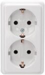 Kopp 102502002 Schutzkontaktsteckdose 2-fach Aufputz 2-polig16A 250V arktis