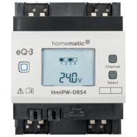 Homematic IP Wired Smart Home 4-fach Schaltaktor HmIPW-DRS4, VDE zertifiziert