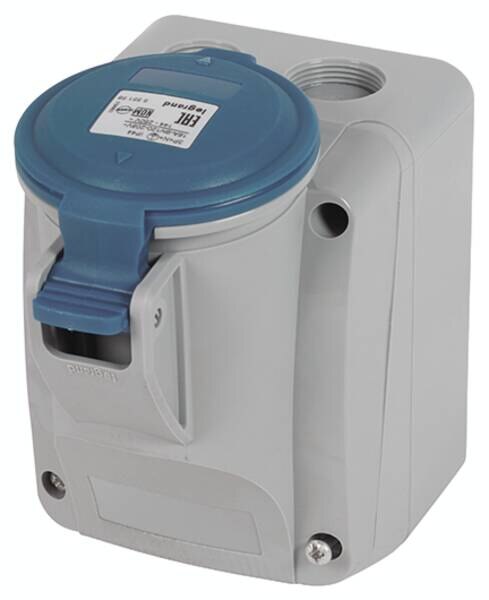 Legrand 555156 CEE-Aufputzsteckdose P17 Tempra Pro 5-polig 16A 230VAC blau IP44