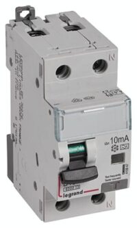 Legrand 410947 DX3 Fi/LS-Schalter B 16A 1P+N 6kA 10mA Typ A 230VAC 2TE