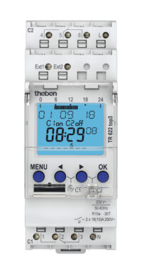 Theben Digitale Zeitschaltuhr Wochenprog. 2K TR 622 top3