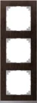 Merten Decor-Rahmen 3-fach Wenge/aluminium MEG4030-3671