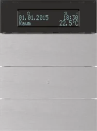 Berker Tastsensor 3-fach aluminium 75663594