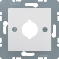 Berker Zentralplatte 18,8 mm aluminium matt 14311404