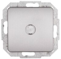Kopp 618697087 Universalschalter beleuchtet 10AX 250V Milano stahl
