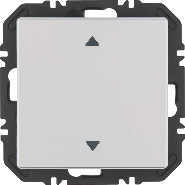 Berker Modul mit Wippe 1-fach Aufdr Q.x aluminium 24116284