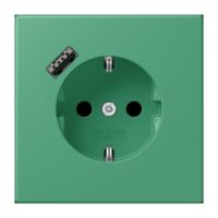 Jung LC1520-18A250 SCHUKO-Steckdose mit USB Typ A LC4320G
