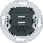 Berker USB Ladesteckdose 230V 2-fach 3A anthrazit 260215