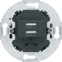 Berker USB Ladesteckdose 230V 2-fach 3A anthrazit 260215